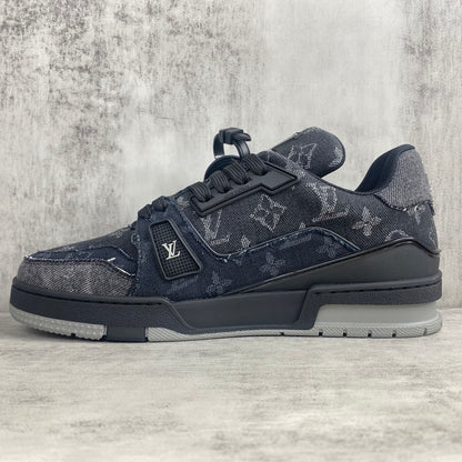 Louis Vuitton Trainers "Black-Blue Denim"