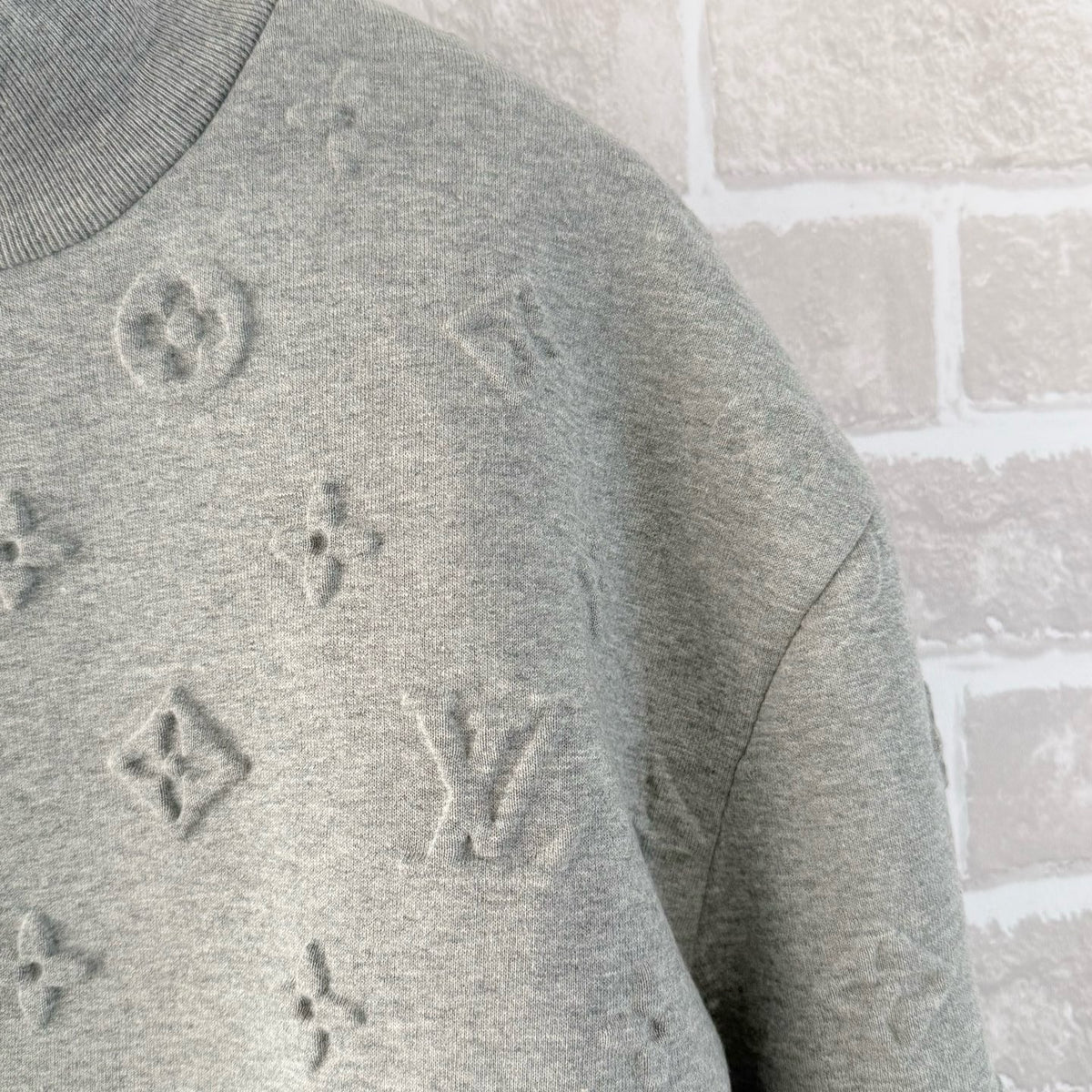 Louis Vuitton Monogram Embossed Track Top "Grey"