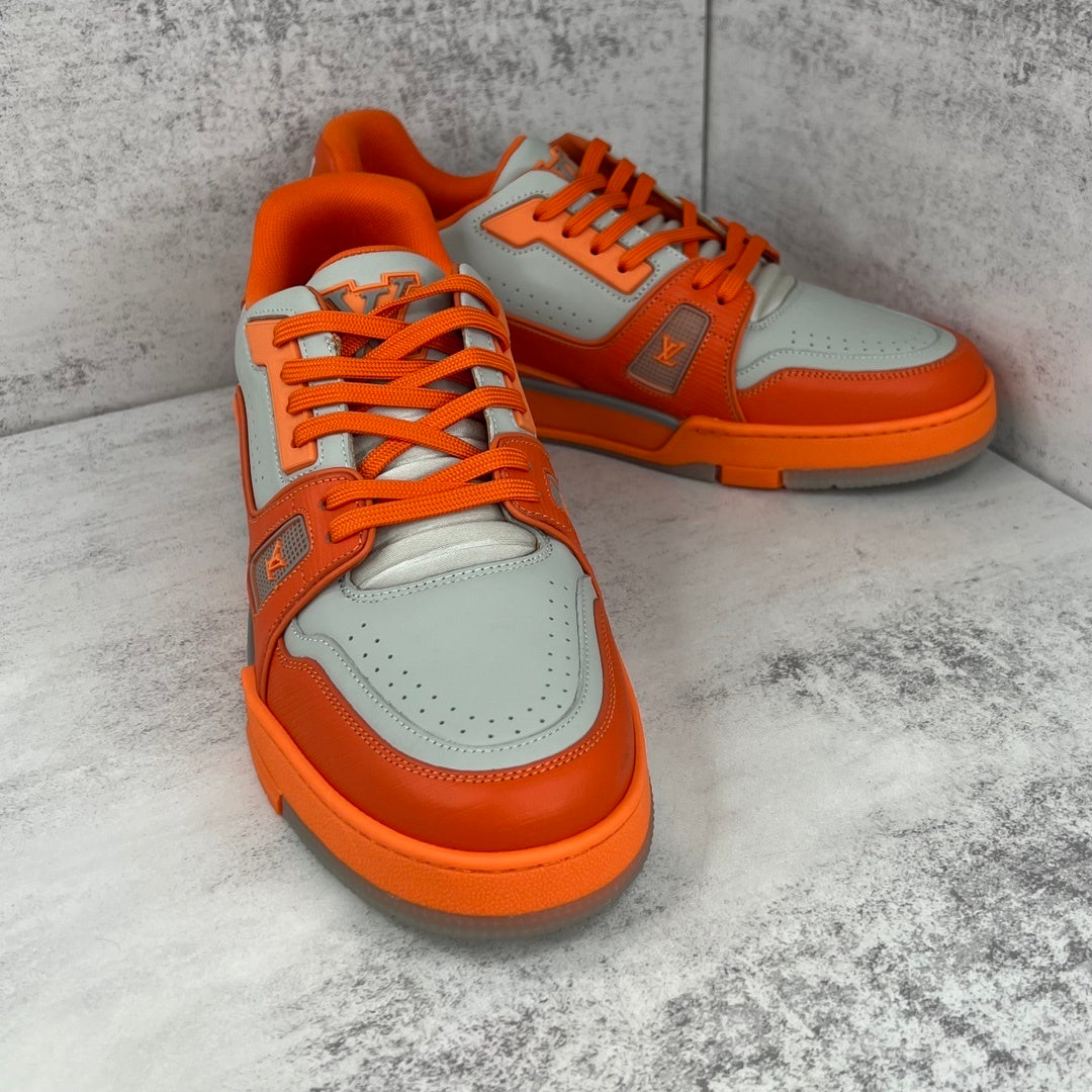 Louis Vuitton Trainers "Orange-Grey"