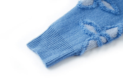Louis Vuitton Textured Cotton Crewneck "Sky Blue"