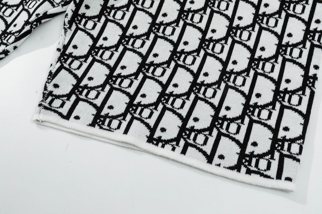 Dior Monogoram Shorts "White-Black"