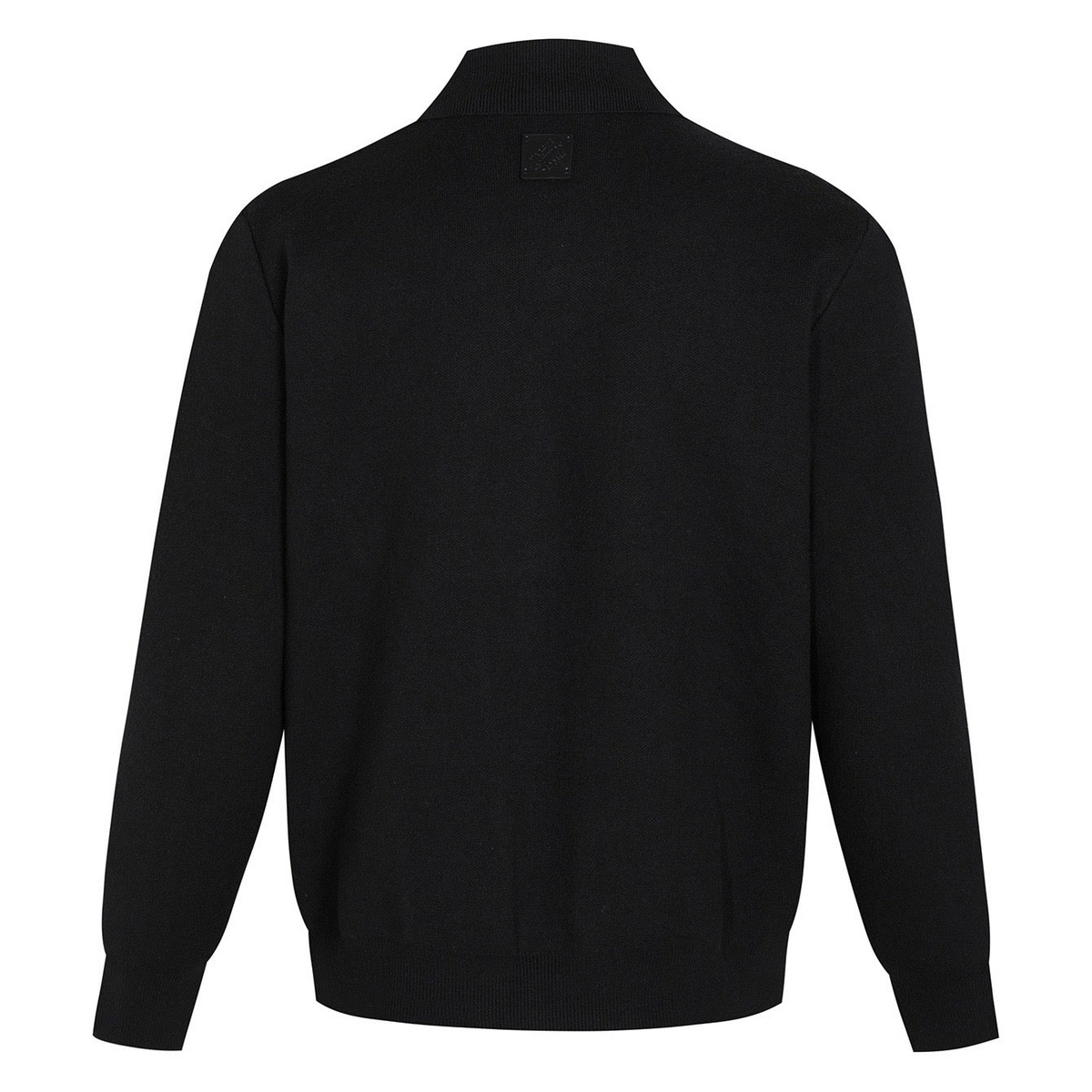 Louis Vuitton Knit Blouson with Leather Details "Black"