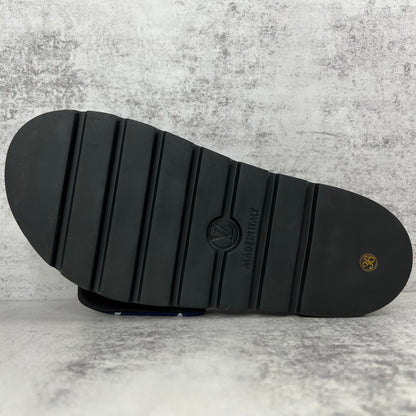 Louis Vuitton Slides "Blue-Black-White"