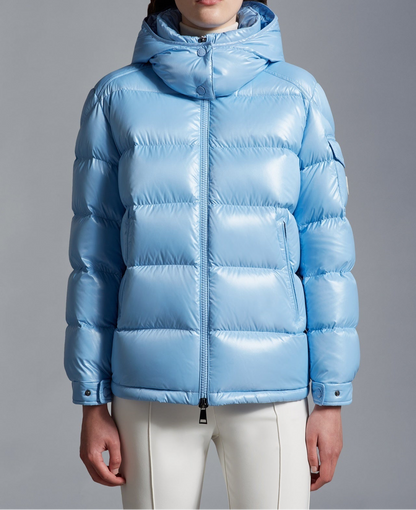 Moncler Maire Hooded Down Jacket "Baby Blue"