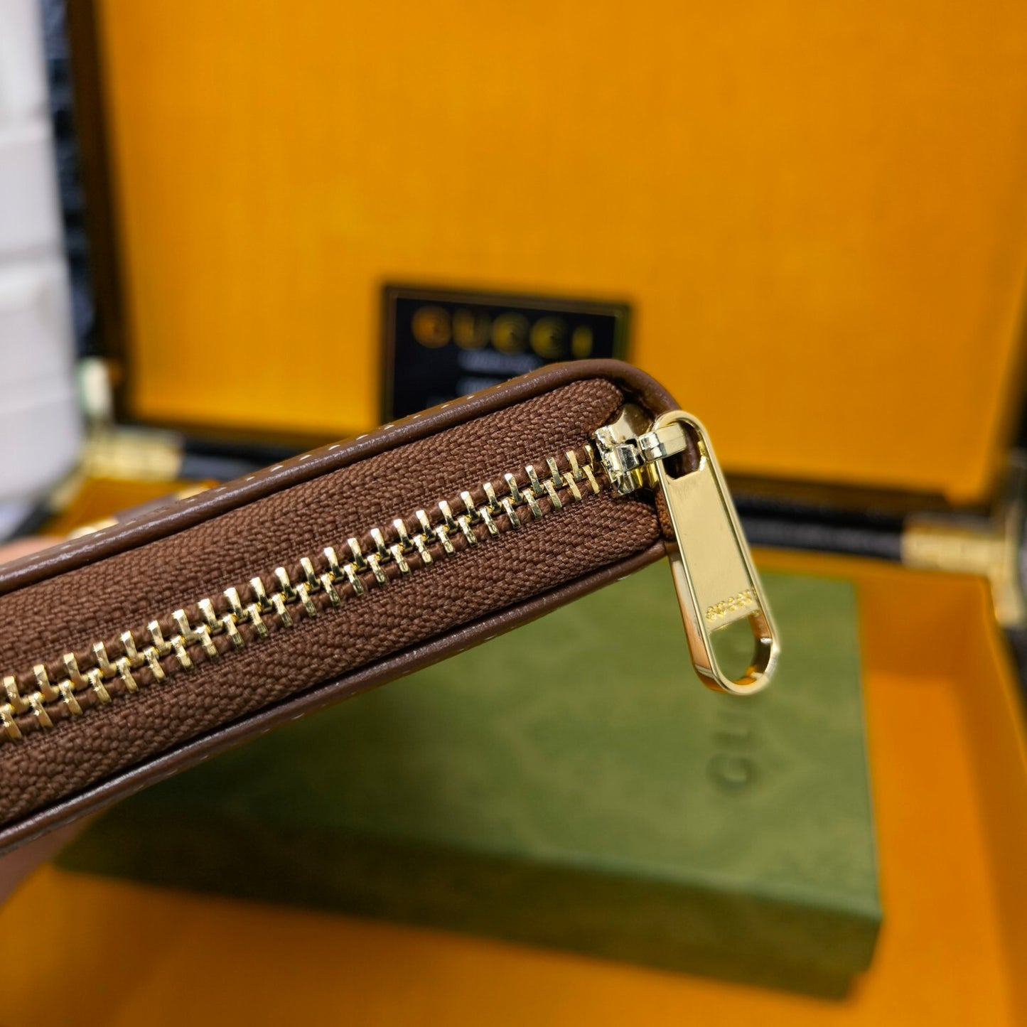 Gucci Horsebit 1955 Zip Around Wallet