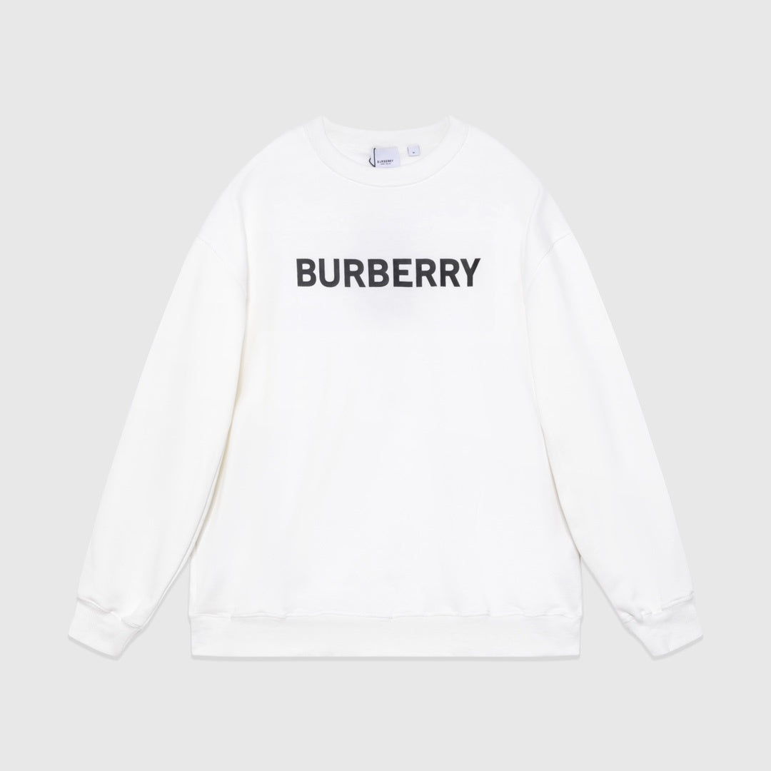 Burberry Logo Print Sweatshirt "White"