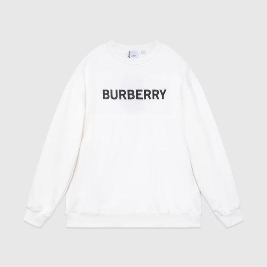 Burberry Logo Print Sweatshirt "White"