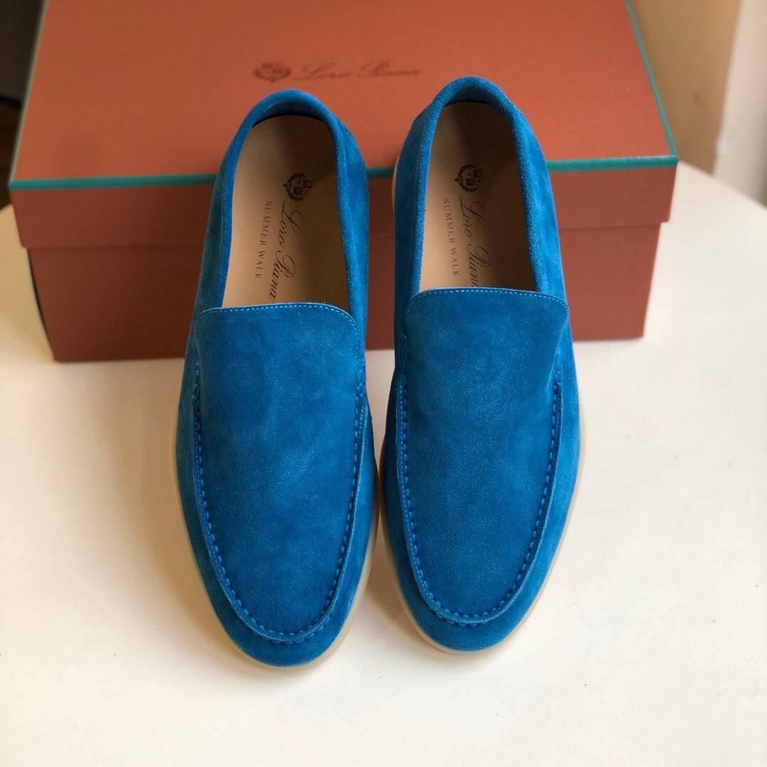 Loro Piana Summer Walk Loafers "Blue"