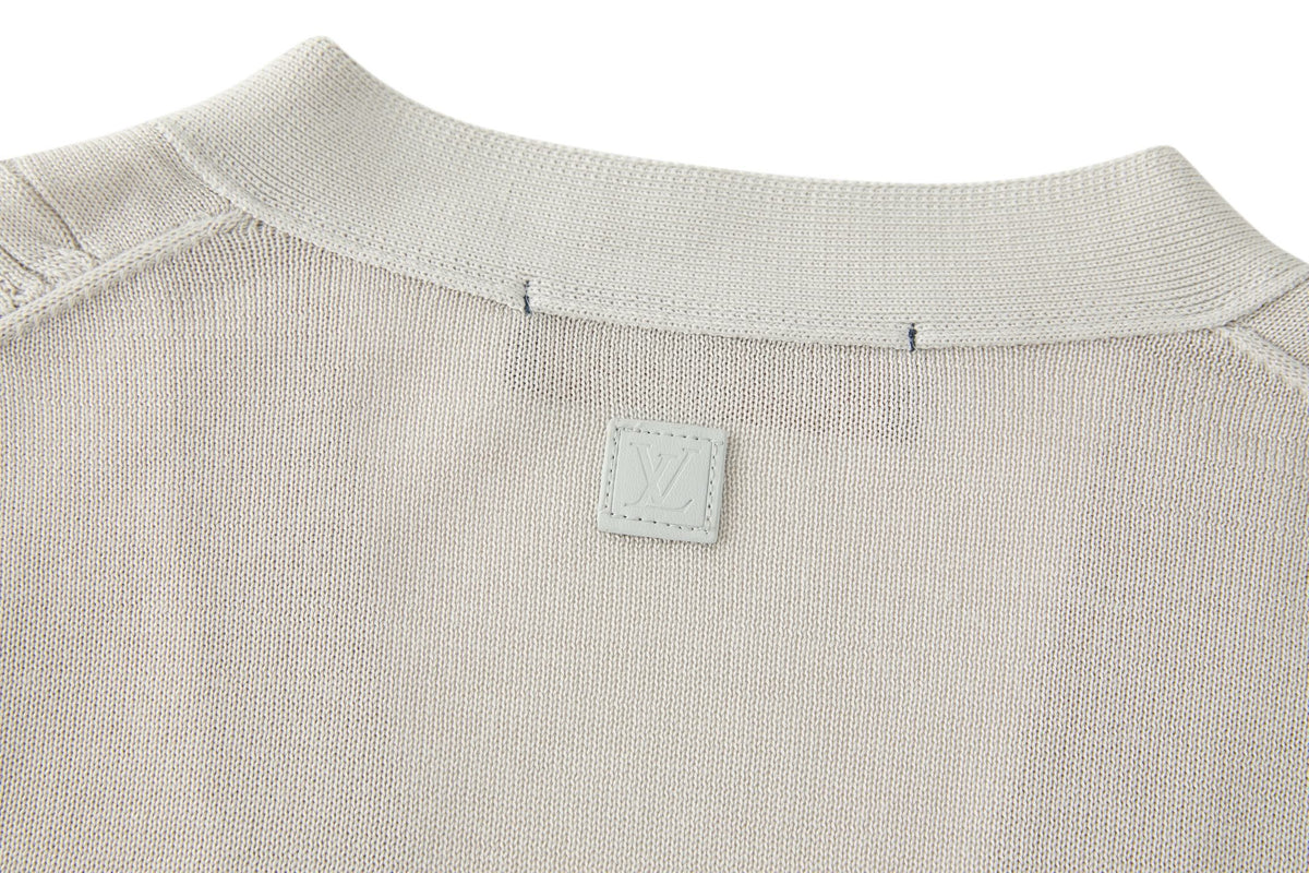 Louis Vuitton Pointelle Cotton-Silk Cardigan "Ivory"