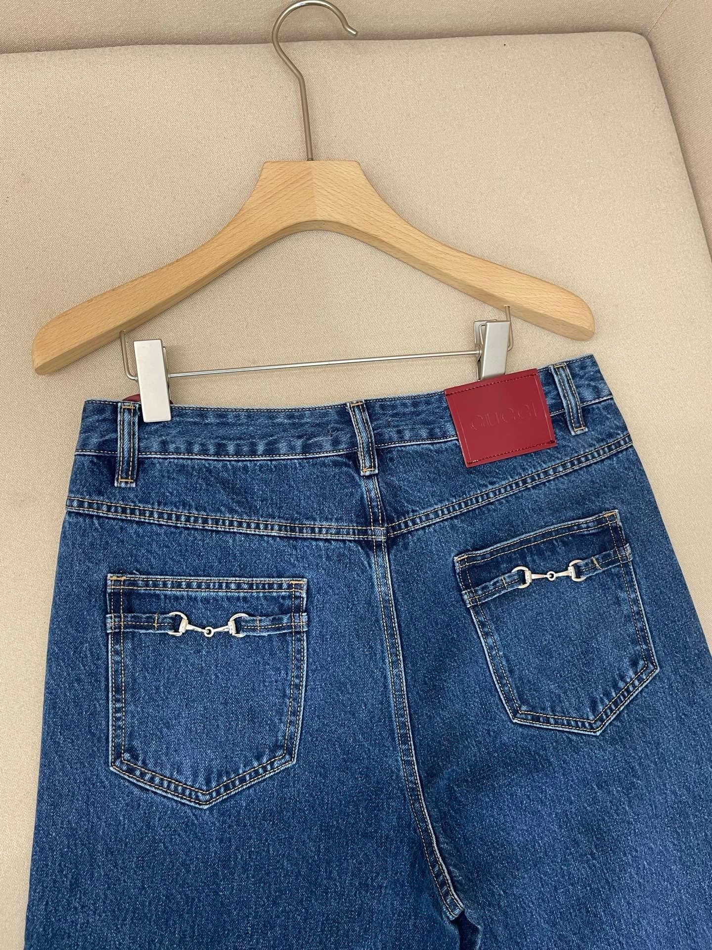 Gucci Cropped Denim Pants