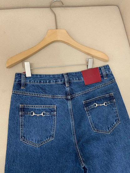 Gucci Cropped Denim Pants