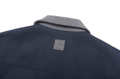 Louis Vuitton Light Linen Workwear Jacket "Navy Blue"