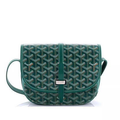 Goyard Belvedere PM Leather Handbag