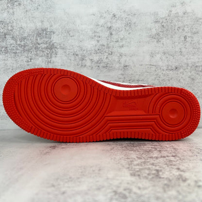 Louis Vuitton x Nike Air Force 1 "Red"