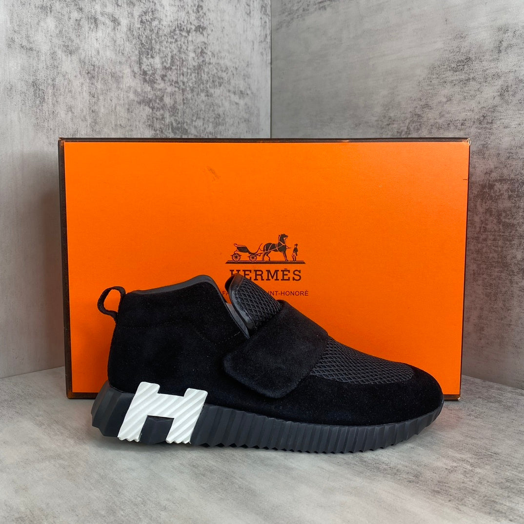 Hermes H "Black Suede"
