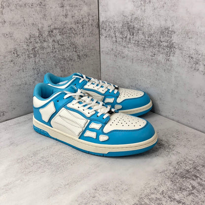 Amiri Skel Top Low "White-Blue"
