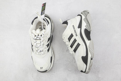 Balenciaga x Adidas Triple S "White-Black"