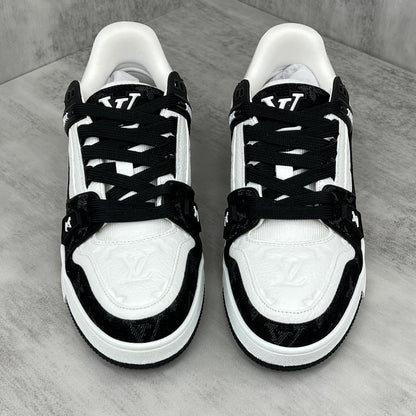 Louis Vuitton Trainers "White-Black Denim"