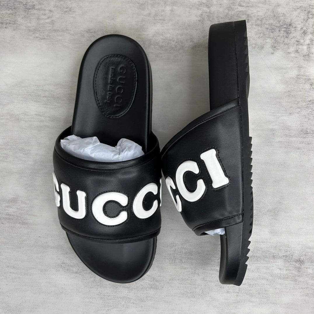 Gucci Slides "Black-White"