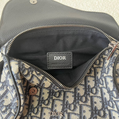 Dior Oblique Mini Roller Bag With Strap