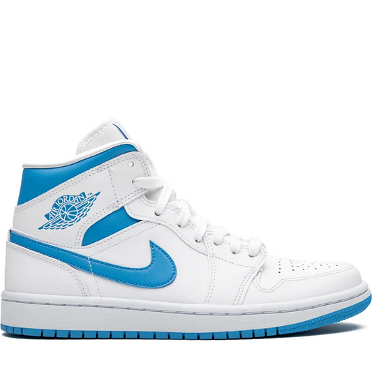 Air Jordan 1 Mid "UNC-White"