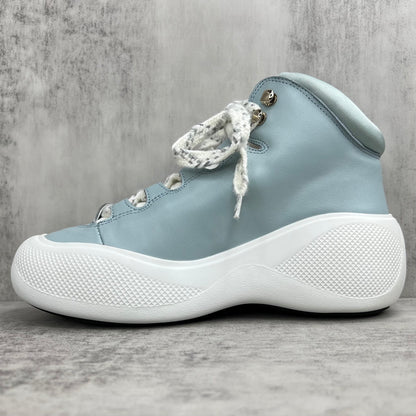 Chanel Leather Snow Boots "Blue"