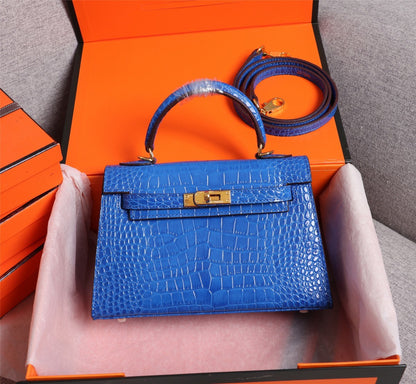 Hermès Aligator Leather Mini Kelly 20