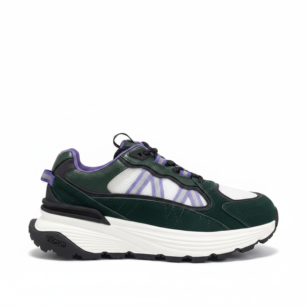 Moncler Lite Runners "Green-Purple"