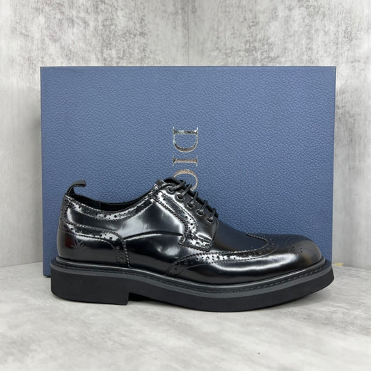 Dior Leather Oxford Shoes "Black"