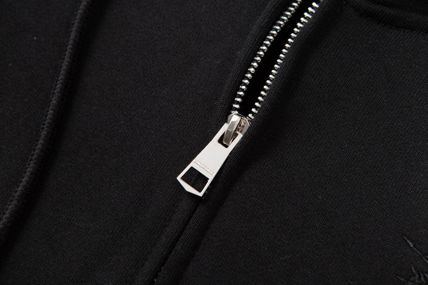 Burberry Hove Check Embroidery Logo Zip-Up Hoodie "Black"