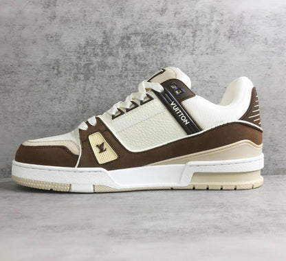 Louis Vuitton Trainers "Mocha-White"