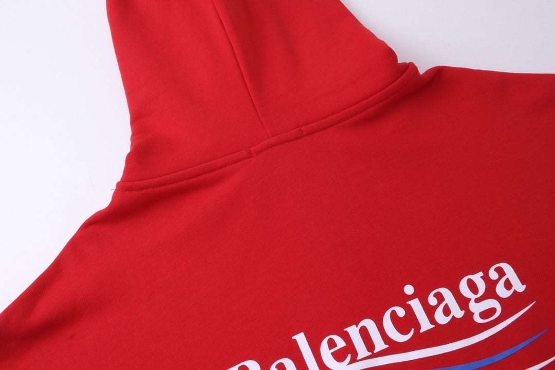Balenciaga Political Campaign Hoodie "Red"