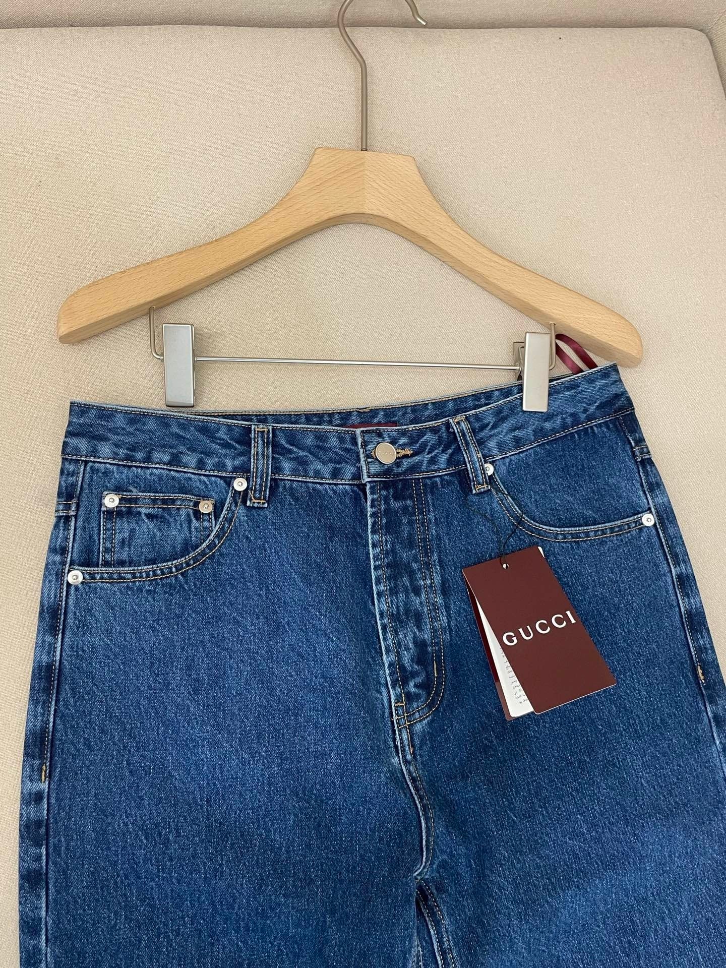 Gucci Cropped Denim Pants