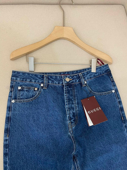 Gucci Cropped Denim Pants