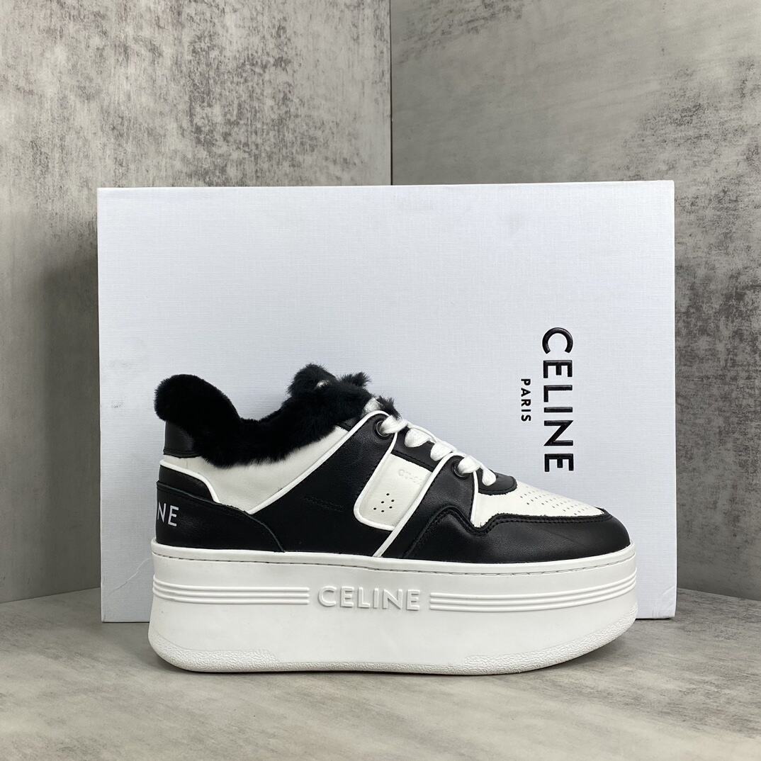 Celine Platform Low-Top "Black-White"