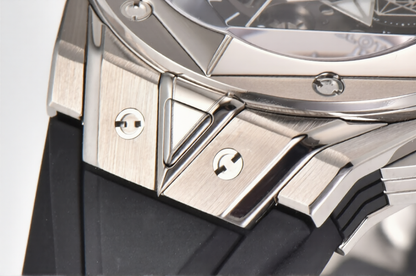Hublot Big Bang Sang Bleu II Chrono 45mm Black Rubber Strap Black Dial