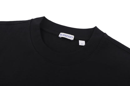 Burberry Gothic Logo Cotton T-Shirt "Black"