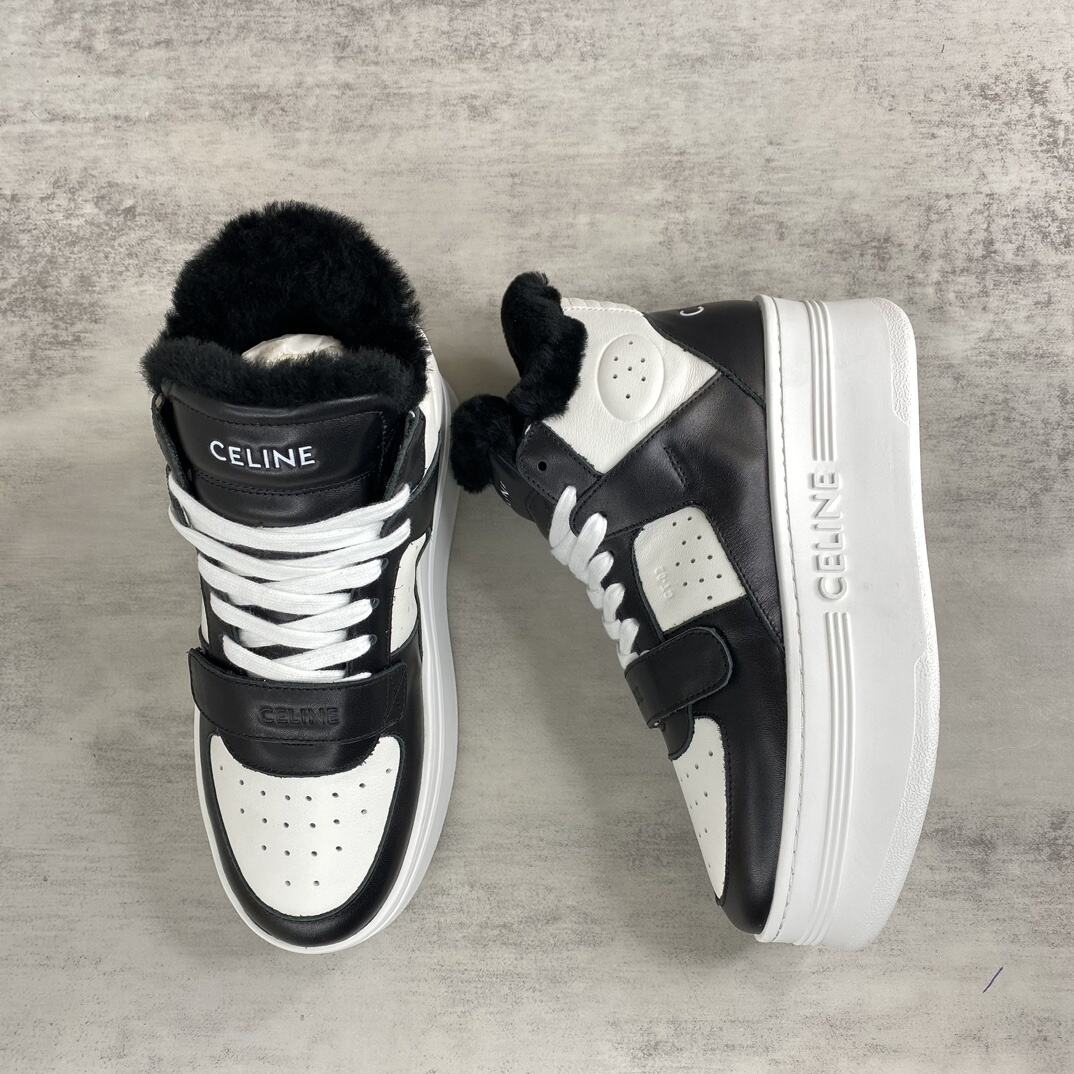 Celine Platform High-Top "Black-White"