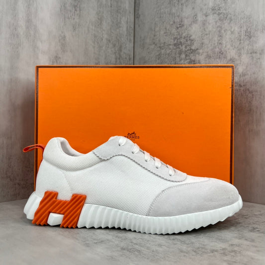 Hermes Bouncing Sneakers "White-Grey-Orange"