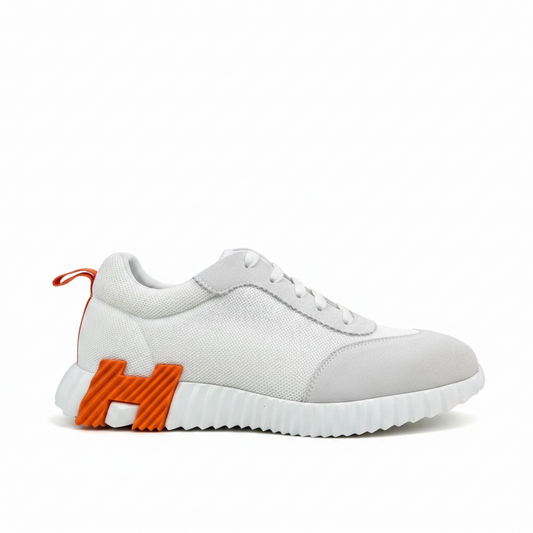Hermes Bouncing Sneakers "White-Grey-Orange"