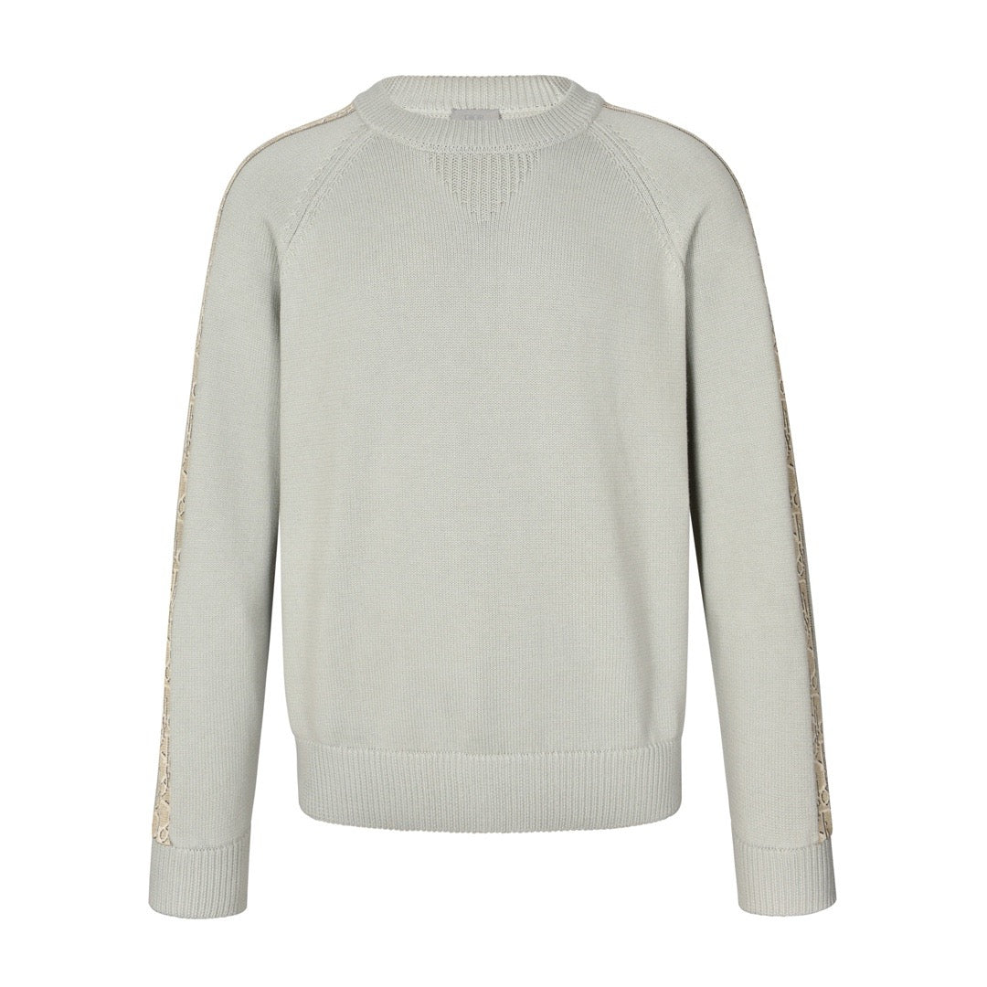 Dior Sweater with Dior Oblique Inserts "Gray"