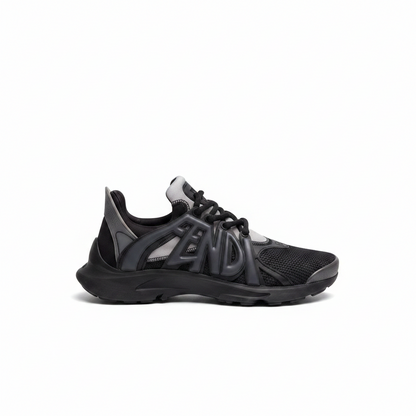 Fendi Tag Sneaker "Black-Grey"