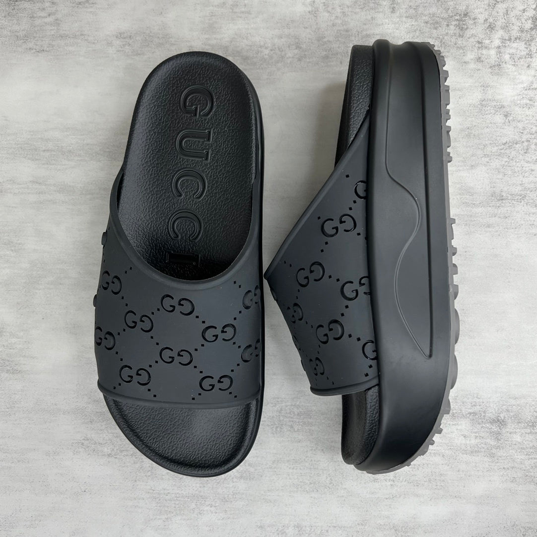 Gucci Slides "Black-Grey"