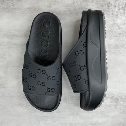Gucci Slides "Black-Grey"