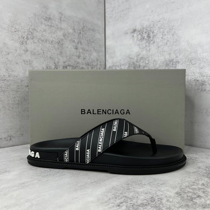 Balenciaga Flip-Flops "Black-White"