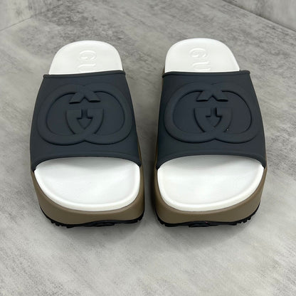 Gucci Slides "Grey-Beige-White"