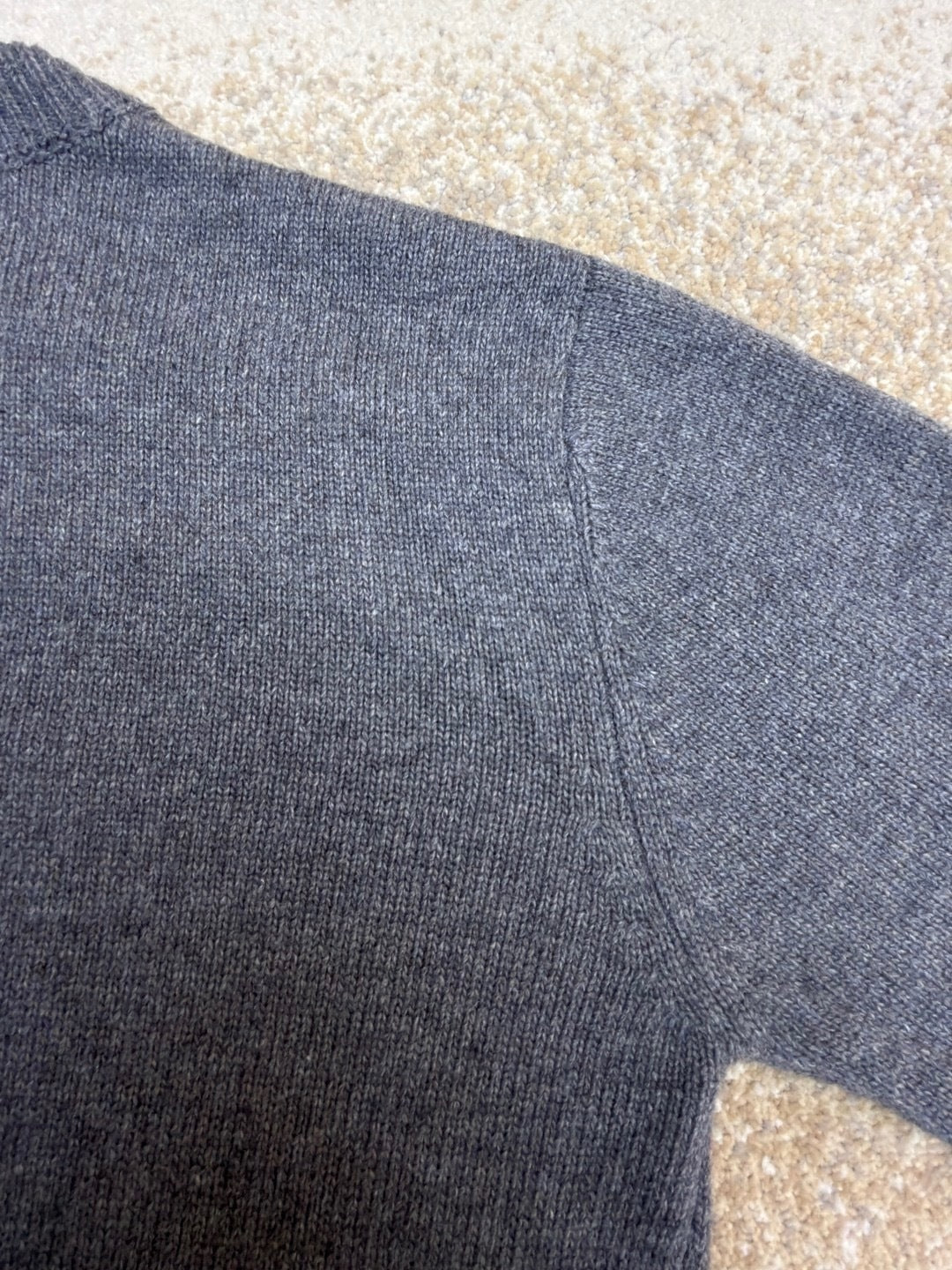 Gucci Knit Wool Sweater with Embroidery "Grey"