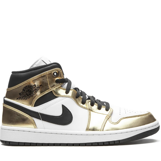 Air Jordan 1 Mid SE "Gold-Black-White"