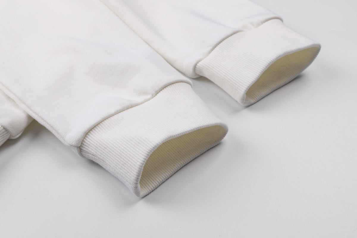 Louis Vuitton LV Embossed Cotton Hoodie "Milk White"
