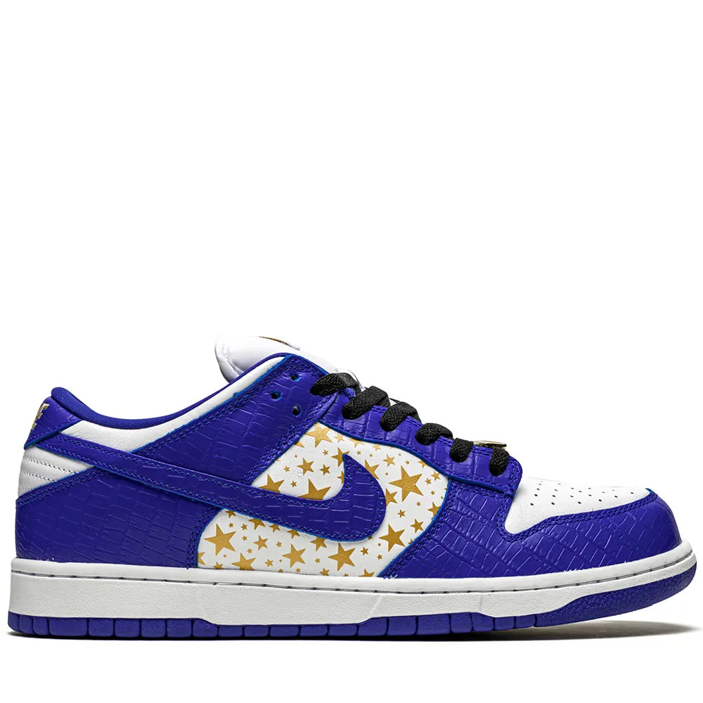 Supreme x Nike SB Dunk Low "Blue Stars"